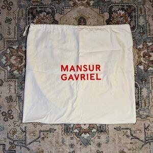 Mansur Gavriel Dust Bag Designer Bag Drawstring Holder Bag Storage Storing Purse